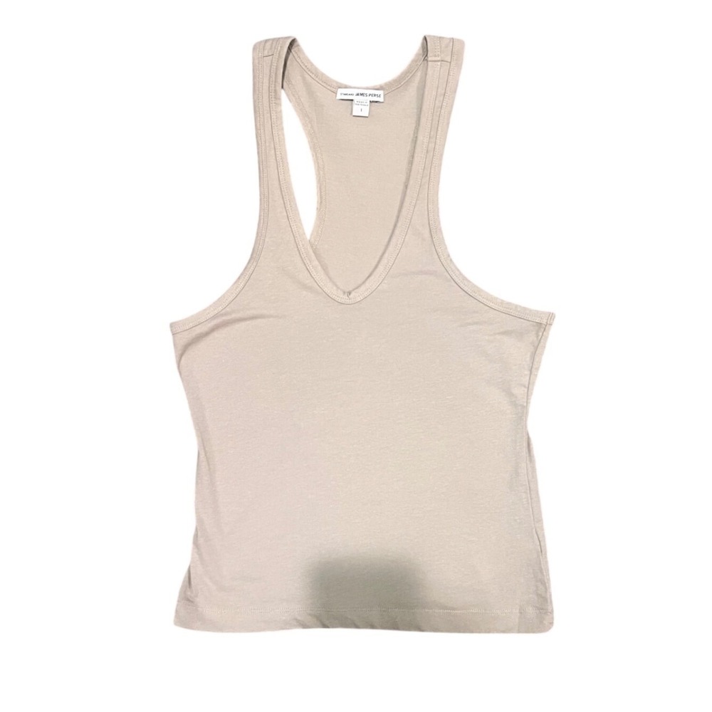 NWOT James Perse Tank Top Beige Size 1 Small